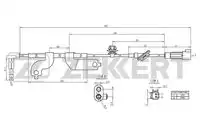 Датчик ABS ZEKKERT SE-6163