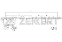 Датчик ABS ZEKKERT SE-6077