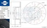 Тормозной диск ROTINGER RT 1237-GL T9