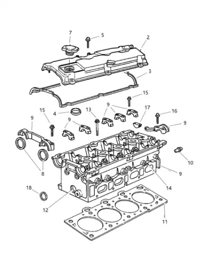Прокладка ГБЦ JEEP 5014 173AC