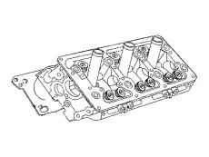 Прокладка ГБЦ JEEP 466 3445