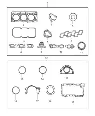 Прокладка ГБЦ JEEP 4792 753AB