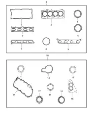 Прокладка ГБЦ JEEP 04884443AD