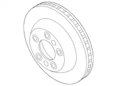 Тормозной диск PORSCHE 95535140140 ,