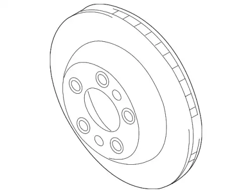 Тормозной диск PORSCHE 95535240130