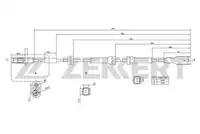 Датчик ABS ZEKKERT SE-6040