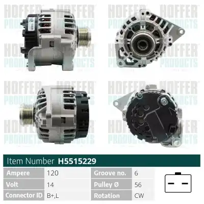Генератор HOFFER H5515229