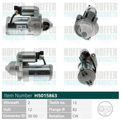 Стартер HOFFER H5015863