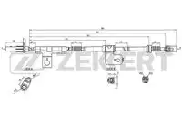 Датчик ABS ZEKKERT SE-6099