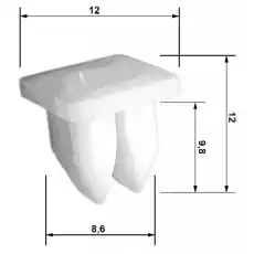 КЛИПСА 88570-002 FEBEST