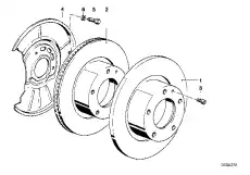 Тормозной диск BMW 34 11 2 225 007 ,