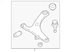 Рычаг подвески SUBARU 20202FJ001