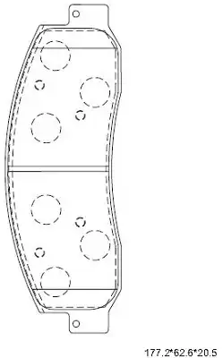 КОЛОДКИ ДИСКОВЫЕ KD6339 ASIMCO