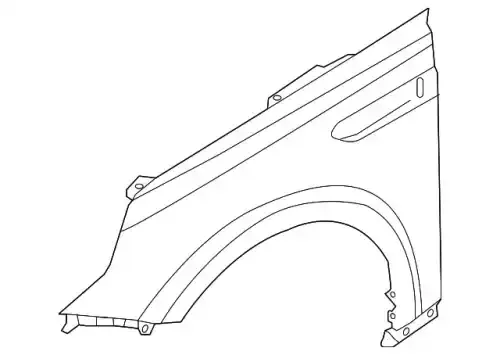 Крыло HYUNDAI / KIA 66311D4000A