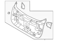 Oтдeлкa двepи 81710Q5000 HYUNDAI
