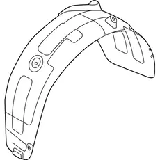 Подкрылок HYUNDAI / KIA 86822K0000