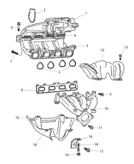 Прокладка коллектора JEEP 04777868AB