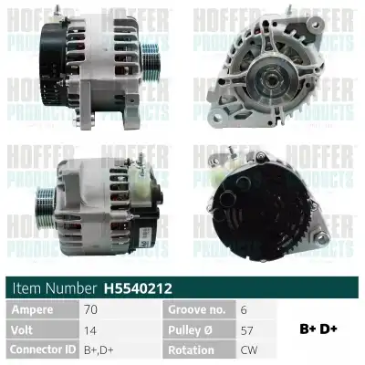 Генератор HOFFER H5540212