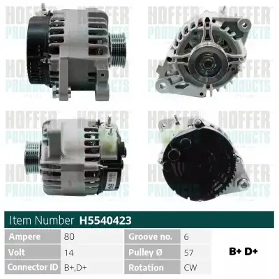 Генератор HOFFER H5540423