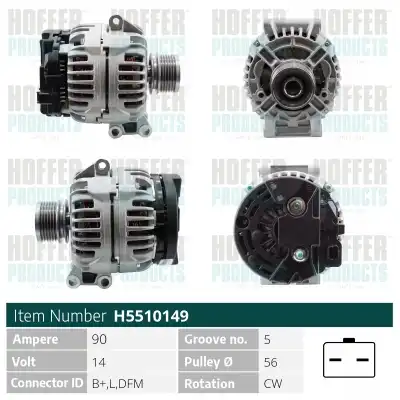 Генератор HOFFER H5510149