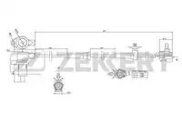 Датчик ABS ZEKKERT SE-6119