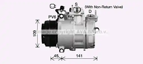 Компрессор, кондиционер FDAK692 AVA