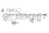 Датчик ABS ZEKKERT SE-6018