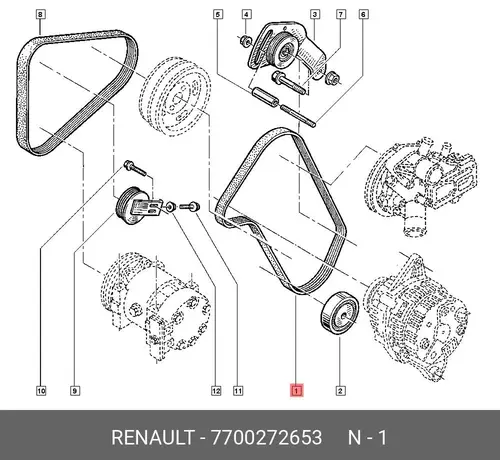 RENAULT 7700272653