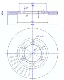 Тормозной диск CAR 142.822