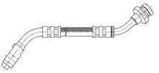 шланг тормозной перед. лев. Niss 511750 CEF