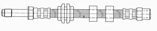 шланг тормозной перед. VW 511189 CEF