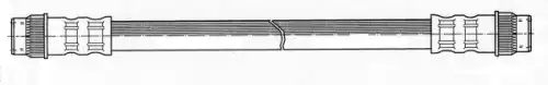 шланг тормозной задн. Ren 510569 CEF