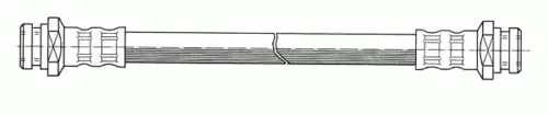 шланг тормозной перед. Mits 511488 CEF