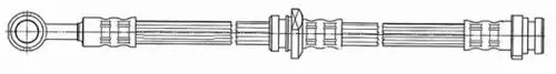 шланг тормозной задн. лев. Niss 512099 CEF