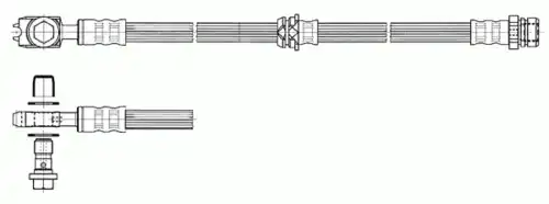 шланг тормозной перед. VW 512441 CEF
