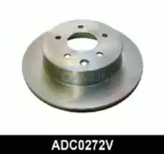 Тормозной диск COMLINE ADC0272V вентилируемый , задняя ось