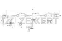 Датчик ABS ZEKKERT SE-6172