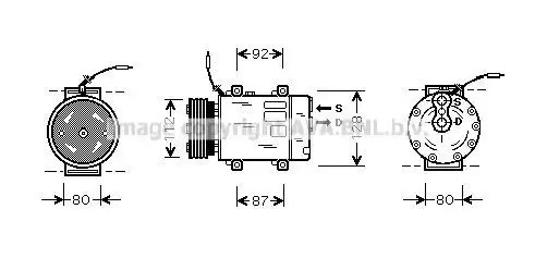 MEGANE КОМПРЕССОР КОНДИЦ 2 RTK286 AVA