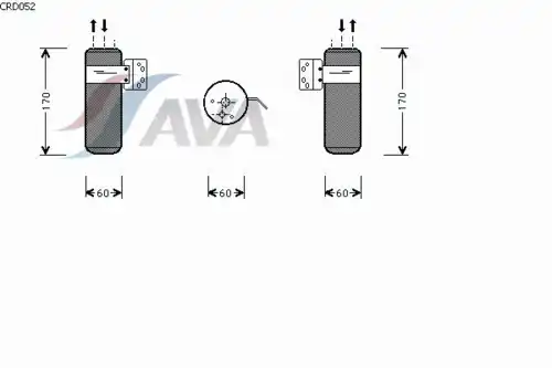 Осушитель кондиционера AVA CRD052
