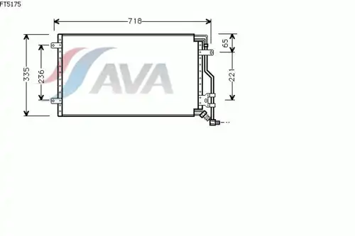Топливный фильтр AVA FT5175