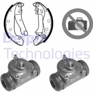 Тормозные колодки барабанные DELPHI 631