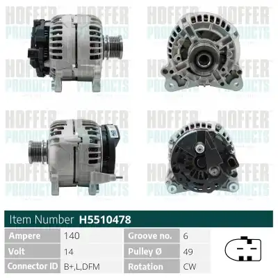 Генератор HOFFER H5510478