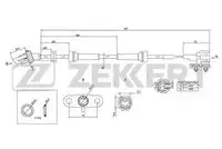 Датчик ABS ZEKKERT SE-6051
