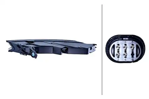 Фонарь задний HELLA 2SD 015 386-561