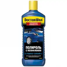 HG !300ml\ Цветная полироль с тефлоном. Темно-синяя DW8433 DOCTORWAX