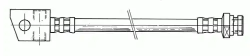 шланг тормозной перед. Isuz 510947 CEF