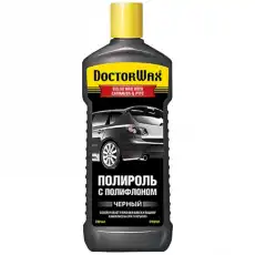 HG !300ml\ Цветная полироль с тефлоном. Черная DW8401 DOCTORWAX