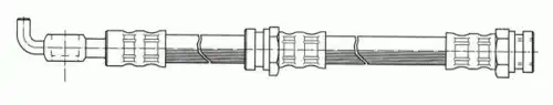 Тормозной шланг 511542 CEF