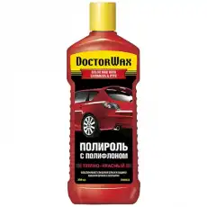 HG !300ml\ Цветная полироль с тефлоном. Темно-красная DW8425 DOCTORWAX