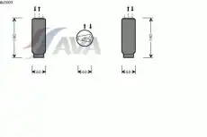 Осушитель кондиционера AVA ALD003